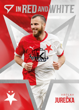 2025-26 SportZoo SK Slavia Praha In Red and White RW-10 Václav Jurečka