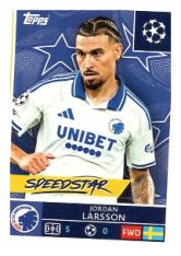 2025-26 Topps Champions League  F.C. Copenhagen 502 Jordan Larsson
