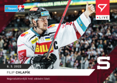 Hokejová kartička SportZoo 2021-22 Live L-117 Filip Chlapík HC Sparta Praha