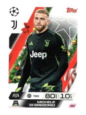 fotbalová kartička 2025-26 Topps Match Attax UCC Winter Collection Juventus 263 Michele Di Gregorio