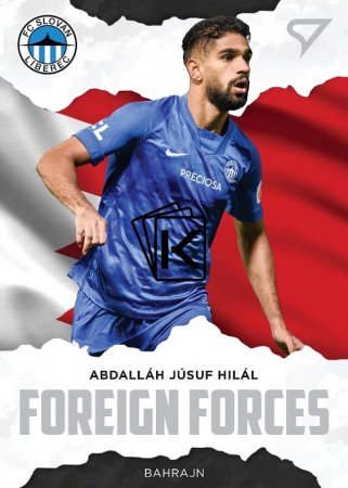 fotbalová kartička SportZoo 2020-21 Fortuna Liga Foreign Forces 1 Abdalláh Júsuf Hilál FC Slovan Liberec