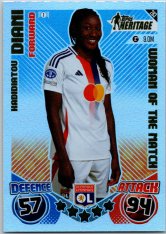 Fotbalová kartička 2024-25 Topps Match Attax EXTRA UEFA Club Competitions Topps Heritage - Man of the Match 283 Kadidiatou Diani (Olympique Lyonnais)