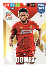 Fotbalová kartička Panini Adrenalyn XL FIFA 365 - 2020 Team Mate 39 Joe Gomez Liverpool FC