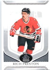 Hokejová karta 2020-21 Upper Deck SP Legends Signature Edition 187 Rich Preston - Chicago Blackhawks