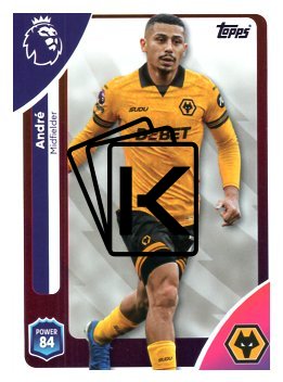 fotbalová kartička 2025-26 Topps  Premier League 297 André  (Wolverhampton Wanderers)