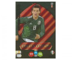 Fotbalová kartička Panini Adrenalynl XL World Cup Russia 2018 Limited Edition Hirving Lozano