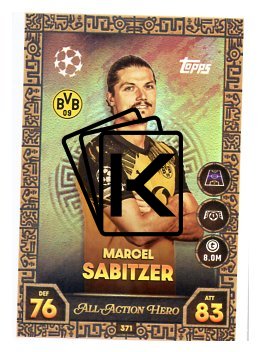fotbalová kartička 2025-26 Topps Match Attax UCC 371 Marcel Sabitzer (Borussia Dortmund)