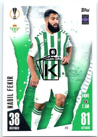 Fotbalová kartička 2023-24 Topps Match Attax UEFA Club Competitions 313 Nabil Fekir Real Betis Balompie