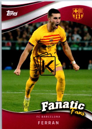 fotbalová kartička 2024-25 Topps FC Barcelona Fan Set Fanatics fans FF-3 Ferran Torres