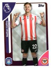 fotbalová kartička 2025-26 Topps  Premier League 57 Nathan Collins (Brentford)