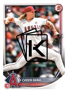 Baseballová karta 2025 Bowman 94 Caden Dana, Los Angeles Angels RC