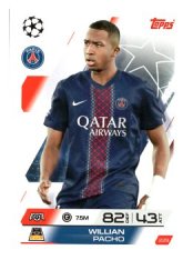 fotbalová kartička 2025-26 Topps Match Attax UCC 229 Willian Pacho (Paris Saint-Germain)