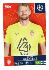 2025-26 Topps Champions League AS Monaco FC 72 Lukas Hradecky
