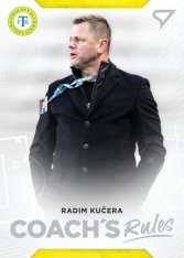 fotbalová kartička SportZoo 2020-21 Fortuna Liga Serie 2 Coach ´s Rules CR13 Radim Kučera FK Teplice
