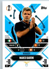Fotbalová kartička 2024-25 Topps Match Attax EXTRA UEFA Club Competitions Manager Career 127.  Marco Baroni (SS Lazio)