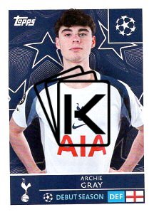 2025-26 Topps Champions League  Tottenham Hotspur 443 Archie Gray