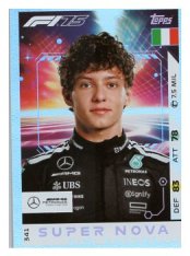 2025 Topps Turbo Attax F1 Mercedes AMG  	Supernova  341 Kimi Antonelli