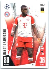 Fotbalová kartička 2023-24 Topps Match Attax UEFA Club Competitions 192 Dayot Upamecano FC Bayern München