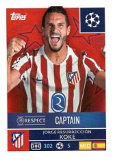 2025-26 Topps Champions League Atlético Madrid 113 Koke