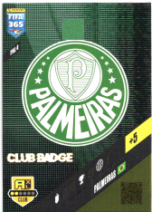 fotbalová karta Panini FIFA 365 2024 Adrenalyn XL PAL4  Klubové Logo Palmeiras
