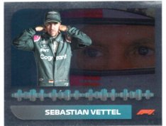 samolepka 2021 Topps Formule 1 Foil 86 Sebastian Vettel Aston Martin