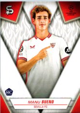 Fotbalová kartička 2023-24 Topps Superstars UEFA Club Competitions 147 Manu Bueno (Sevilla FC) – RC