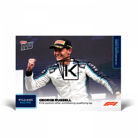 kartička Formule 1 Topps Now 2021 42 George Russell