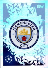 2024-25 Topps Champions League 271 Club Badge (Manchester City)