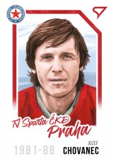 fotbalová kartička 2023 Sportzoo Dekády Portrét P-016 JOZEF CHOVANEC AC Sparta Praha
