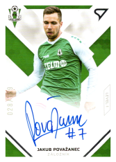 podepsaná fotbalová kartička SportZoo 2020-21 Fortuna Liga Signed Stars Level 1 SS1-18 Jakub Považanec FK Jablonec /199