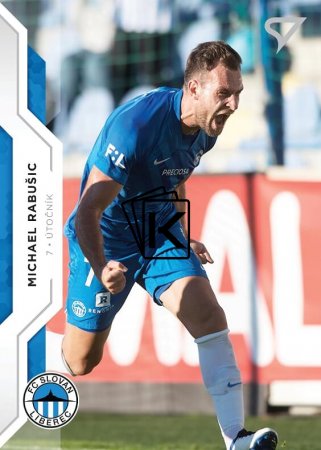 fotbalová kartička SportZoo 2020-21 Fortuna Liga Base 84 Michael Rabušic FC Slovan Liberec