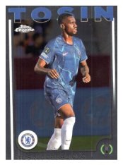 fotbalová kartička 2024-25 Topps Chrome UCC 102 Tosin Adarabioyo, Chelsea FC