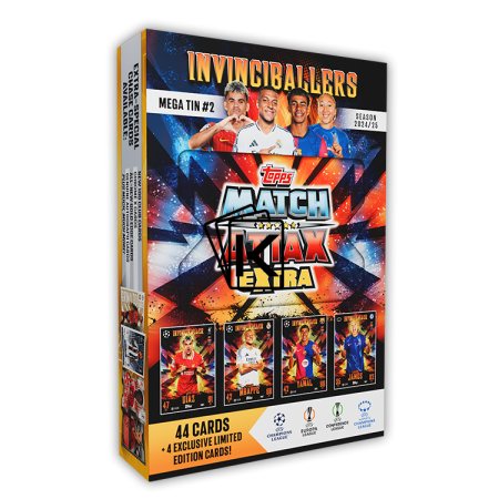 2024-25 Topps Match Attax EXTRA UEFA Club Competitions Mega Tin 2 Invinciballers