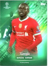 fotbalová kartička 2021 Topps O Jogo Bonito Sadio Mane Liverpool FC