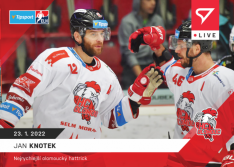 Hokejová kartička SportZoo 2021-22 Live L-089 Jan Knotek HC Olomouc /76
