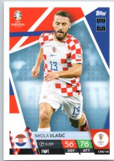 fotbalová karta Topps Match Attax EURO 2024 CRO14 Nikola Vlašić (Croatia)