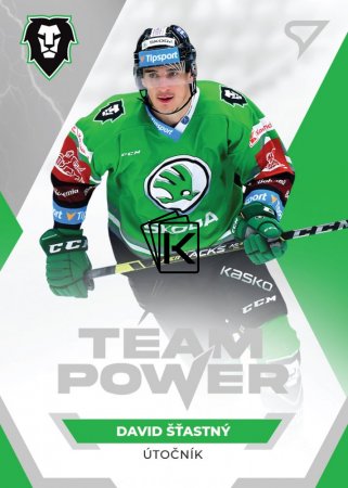 hokejová kartička 2021-22 SportZoo Tipsport Extraliga Team Power TP-12 David Šťastný  BK Mladá Boleslav