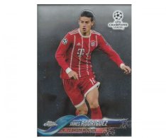 Fotbalová kartička Topps Chrome 2017-18 Champions League 2 James Rodríguez – FC Bayern München