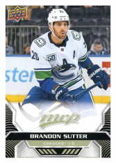 2020-21 UD MVP 115 Brandon Sutter - Vancouver Canucks