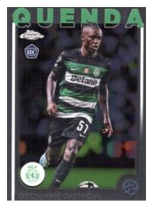 fotbalová kartička 2024-25 Topps Chrome UCC 108 Geovany Quenda, Sporting Clube de Portugal RC