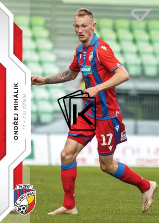 fotbalová kartička SportZoo 2020-21 Fortuna Liga Serie 2 řadová karta 286 Ondřej Mihálik FC Viktoria Plzeň