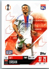 fotbalová kartička 2024-25 Topps Match Attax UEFA Club Competitions 359 Gift Orban (Olympique Lyonnais)