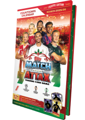 2025-26 Topps Match Attax UEFA Champions League Adventní kalendář + 5 balíčků zdarma