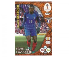 Fotbalová kartička Panini Adrenalynl XL World Cup Russia 2018 Fans Favourite 374 Blaise Matuidi