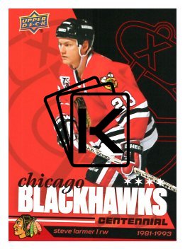 2025-26 Upper Deck Centennial Chicago Blackhawks 10 Steve Larmer