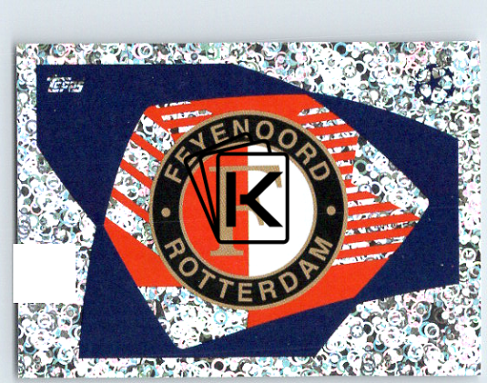 2020-21 Topps Champions League samolepka Logo Feynoord Rotterdam