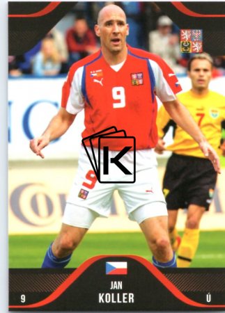 fotbalová kartička 2022 Pro Arena Repre v srdcích Red 18 Jan Koller