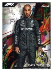 2024 Topps Finest F1 Common 96 Lewis Hamilton – Mercedes-AMG Petronas Formula One Team