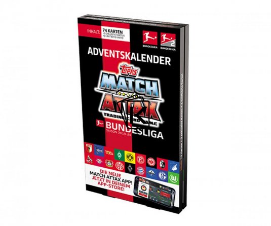 Topps Match Attax BundesLiga 2019-2020 Adventní kalendář plný kartiček