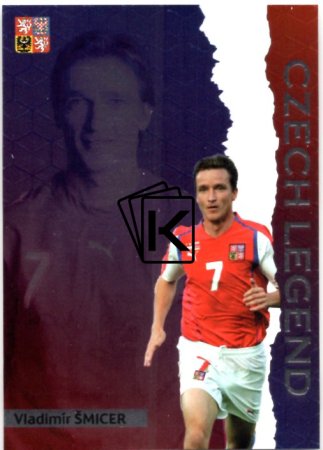 fotbalová kartička 2022 Pro Arena Repre v srdcích Czech Legend CL5 Vladimír Šmicar